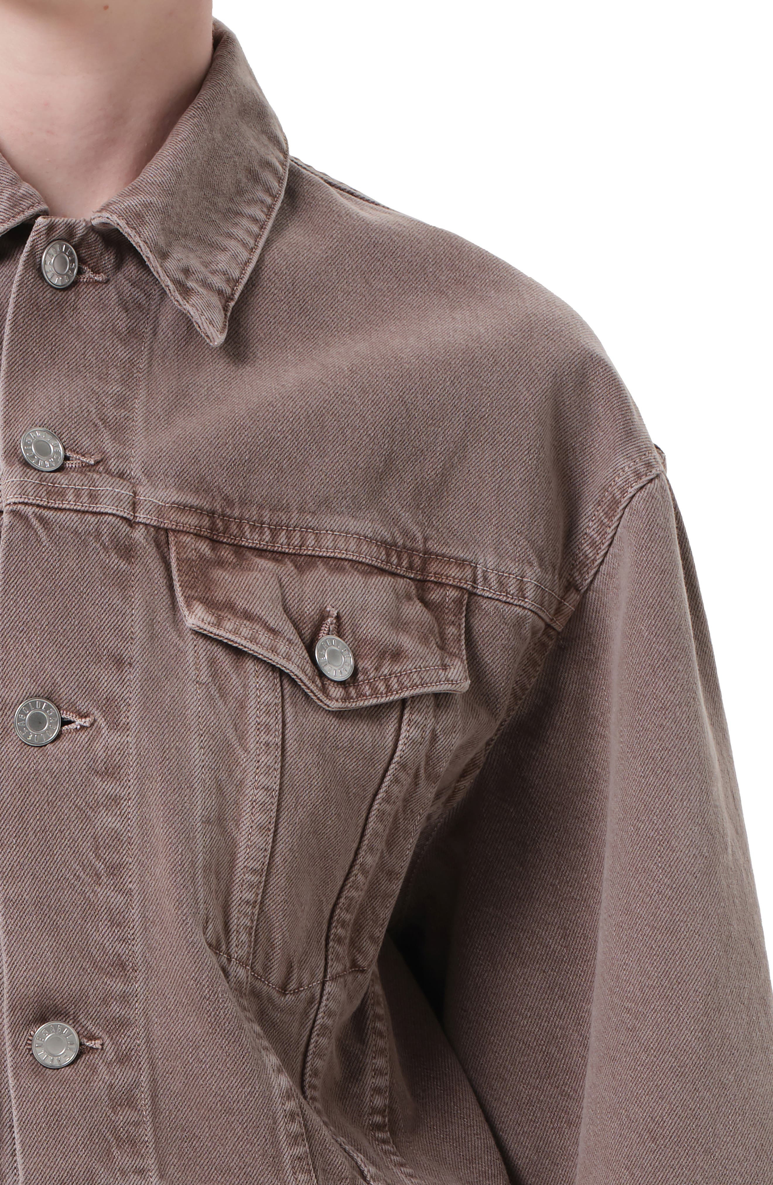 AGOLDE Radley Denim Jacket in Ceramic Old Rose at Nordstrom - 4