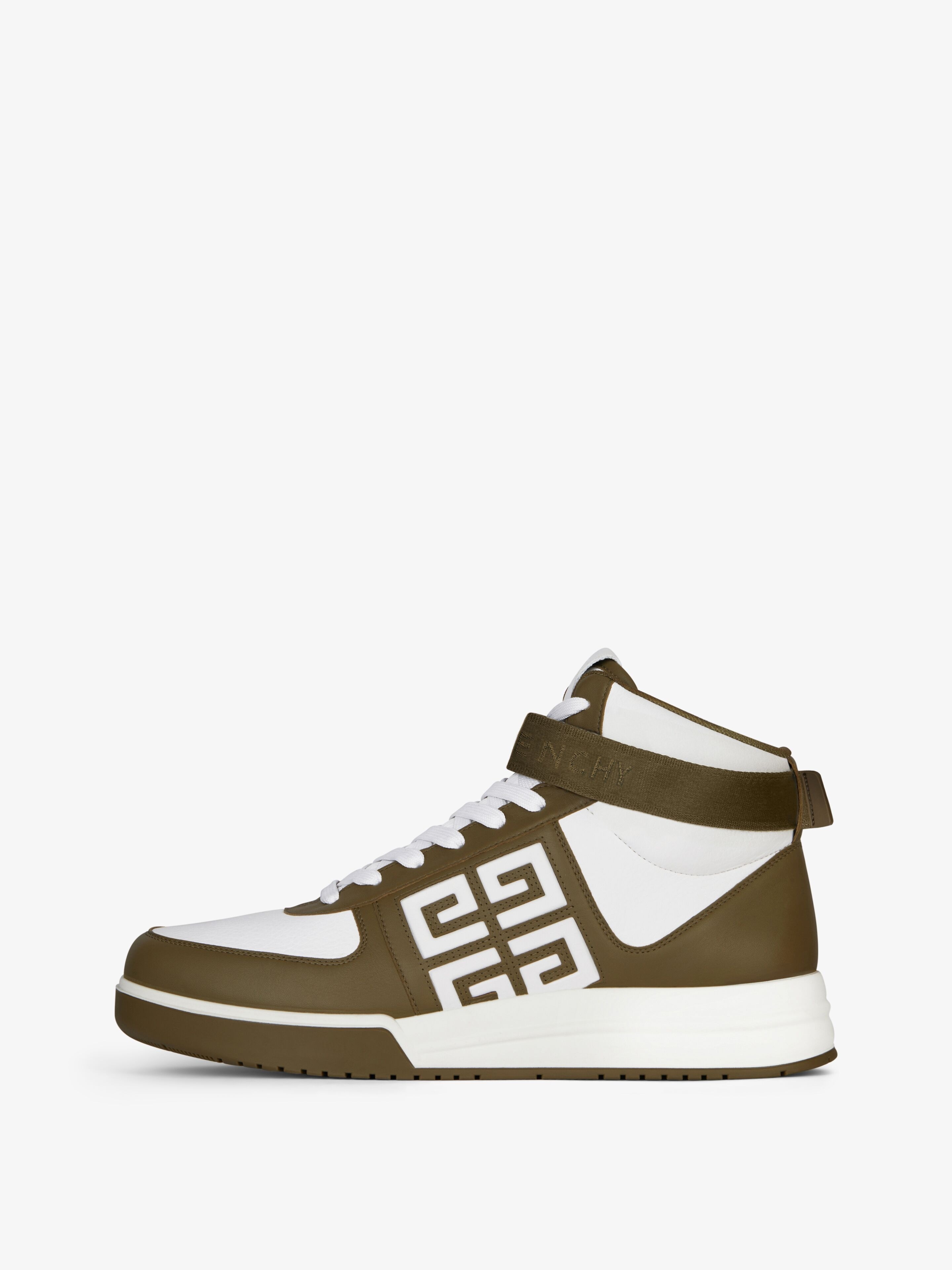 G4 HIGH TOP SNEAKERS IN LEATHER - 3