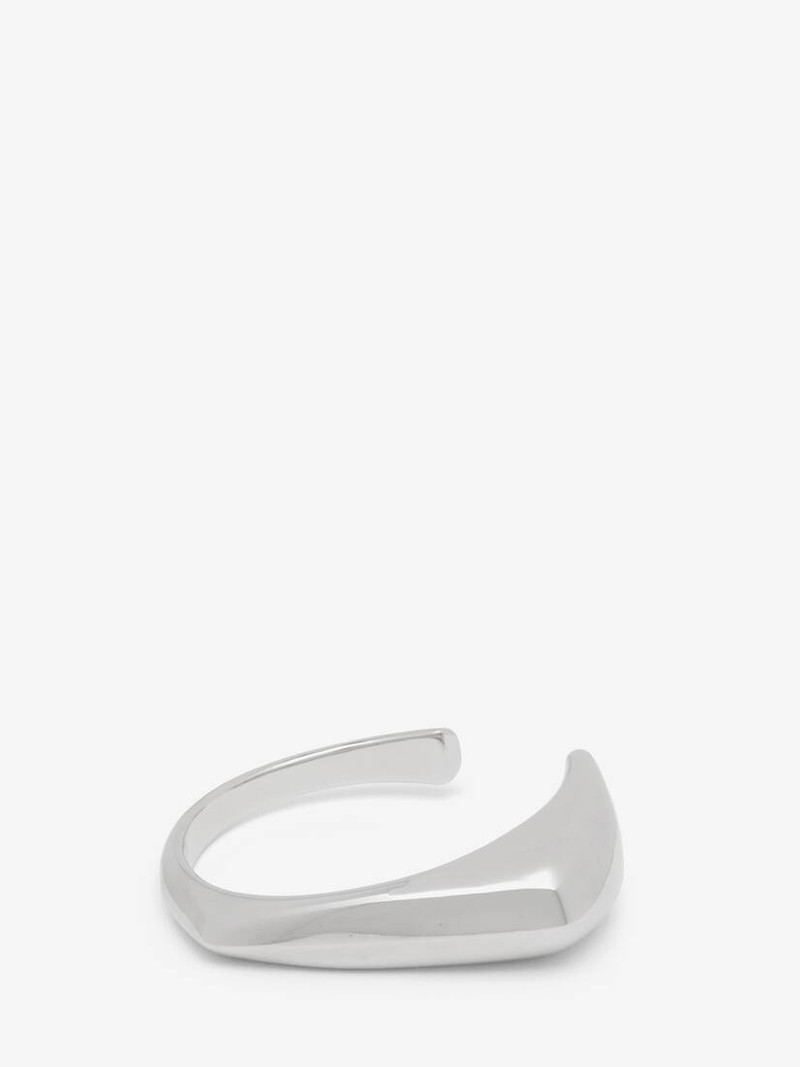 여자 Thorn Claw Cuff 에 골동품 실버 1