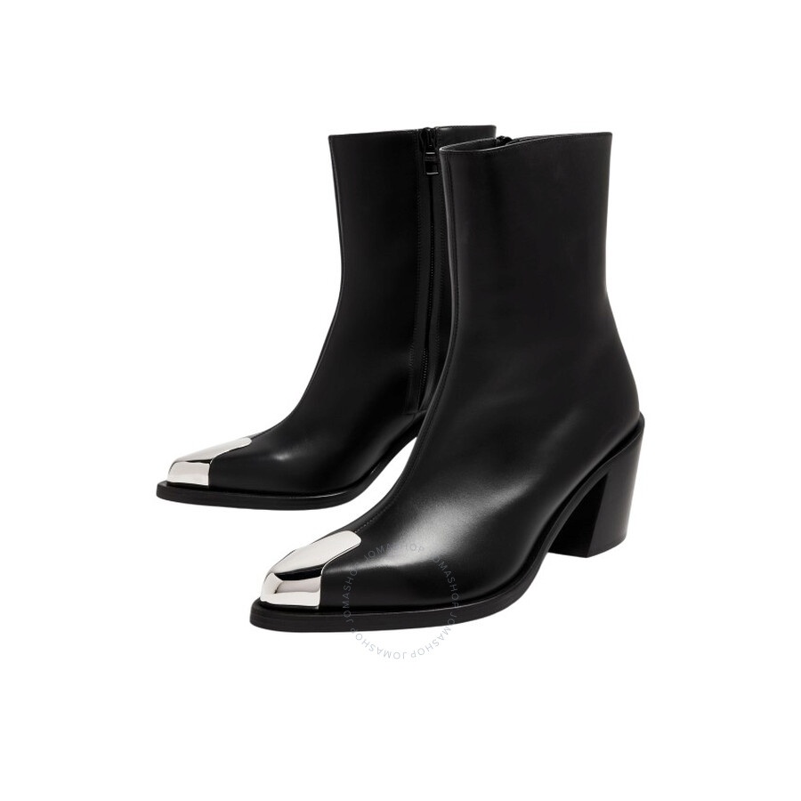 Alexander McQueen Punk Leather Ankle Boots - 2