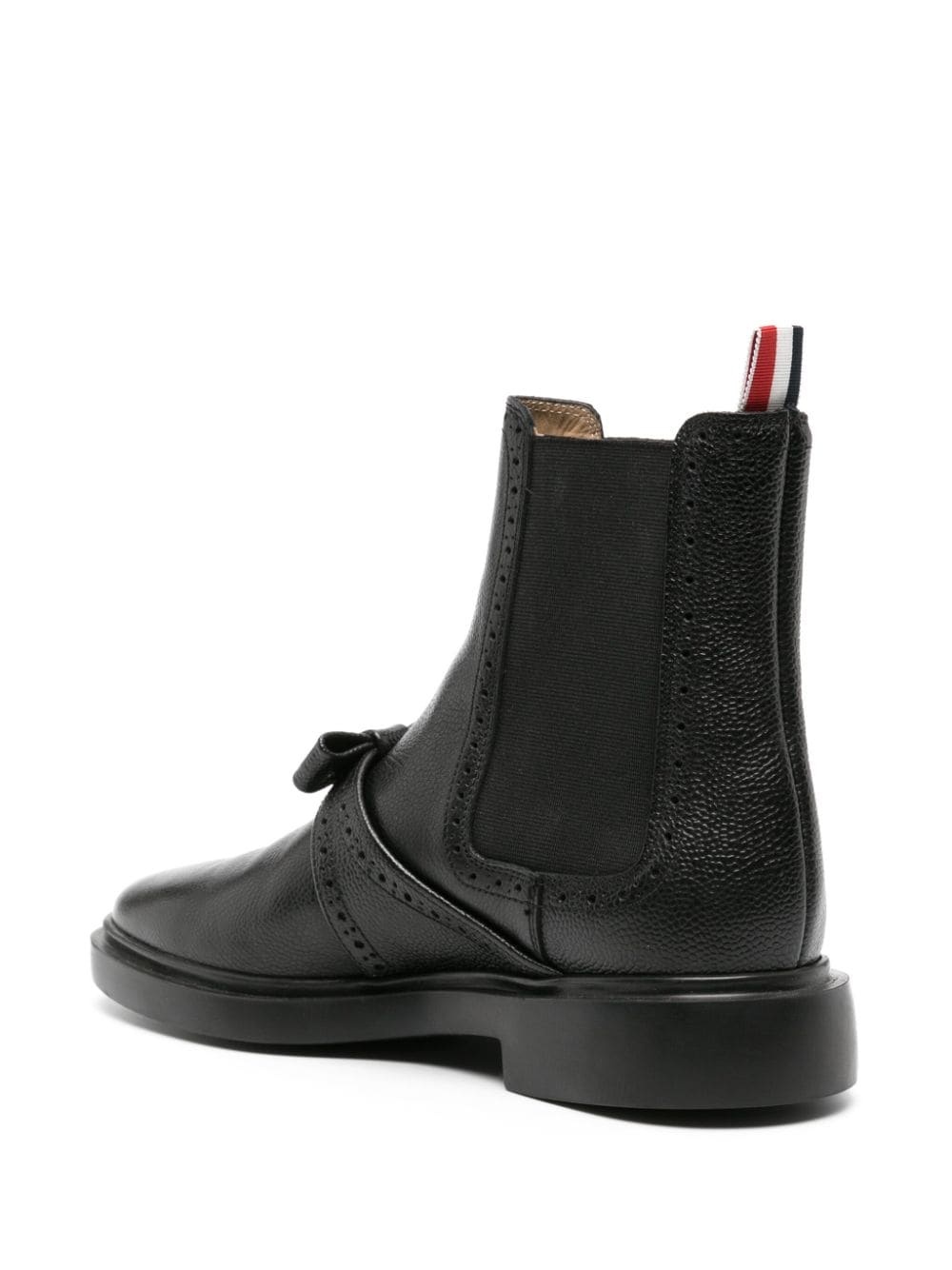 bow-detailing leather Chelsea boots - 3