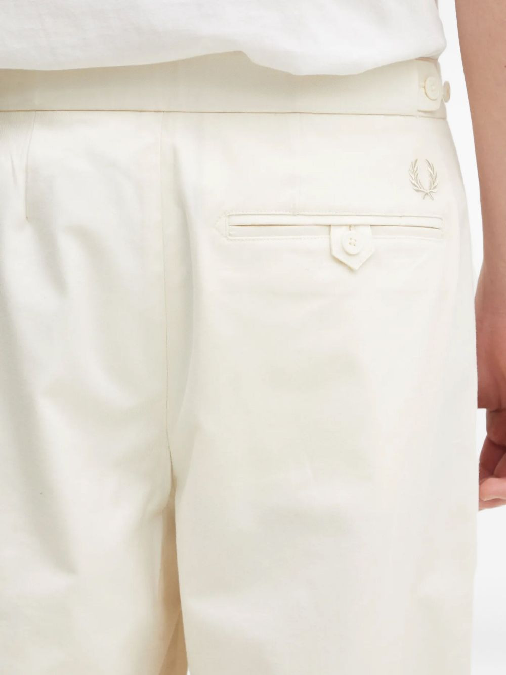 pleated-front trousers - 5