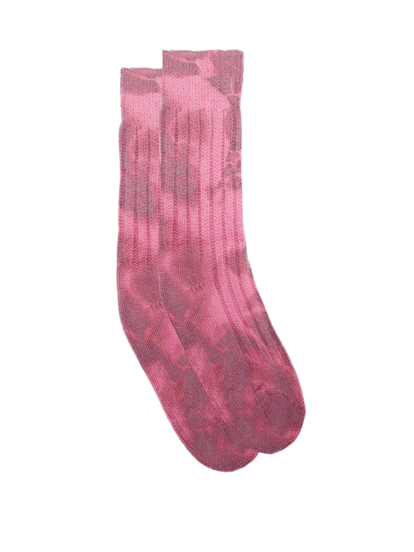 Yosemite tie-dye cashmere socks - 1