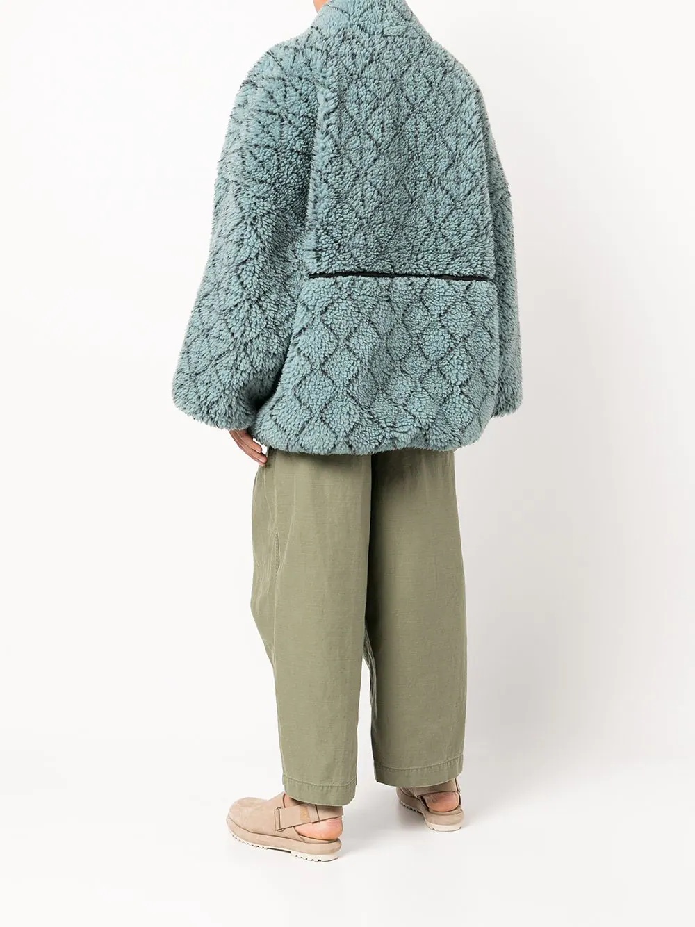 Do-Gi Sashiko fleece kesa jacket - 4