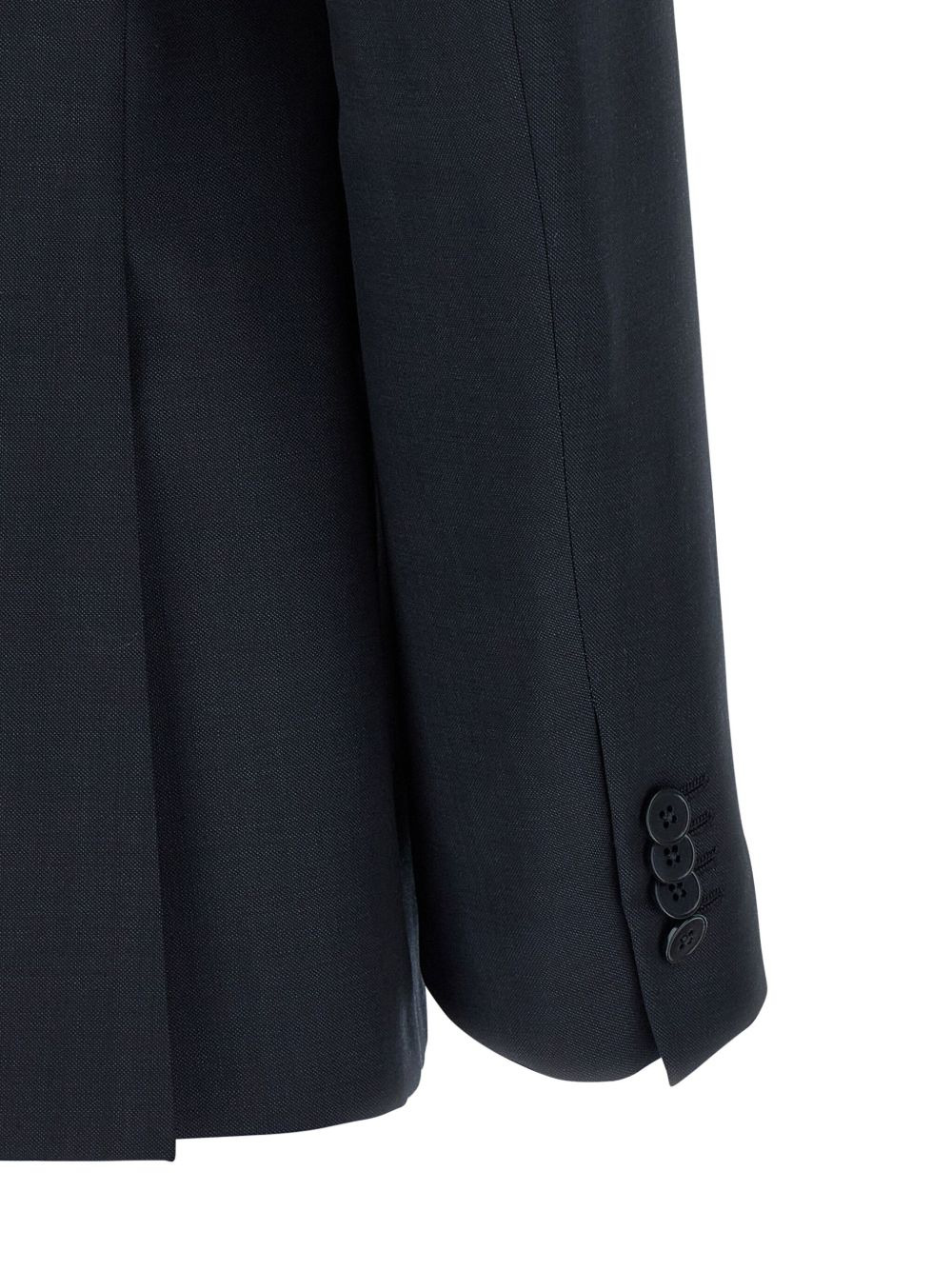 pressed-pleat wool suit - 4