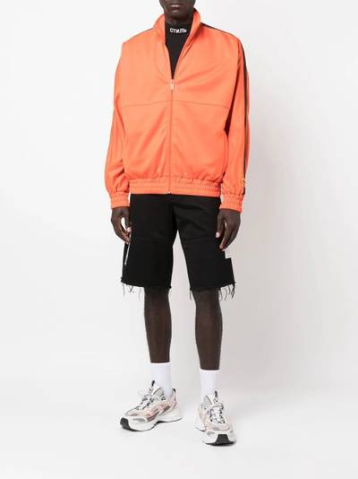 Heron Preston logo-patch zip-fastening jacket outlook