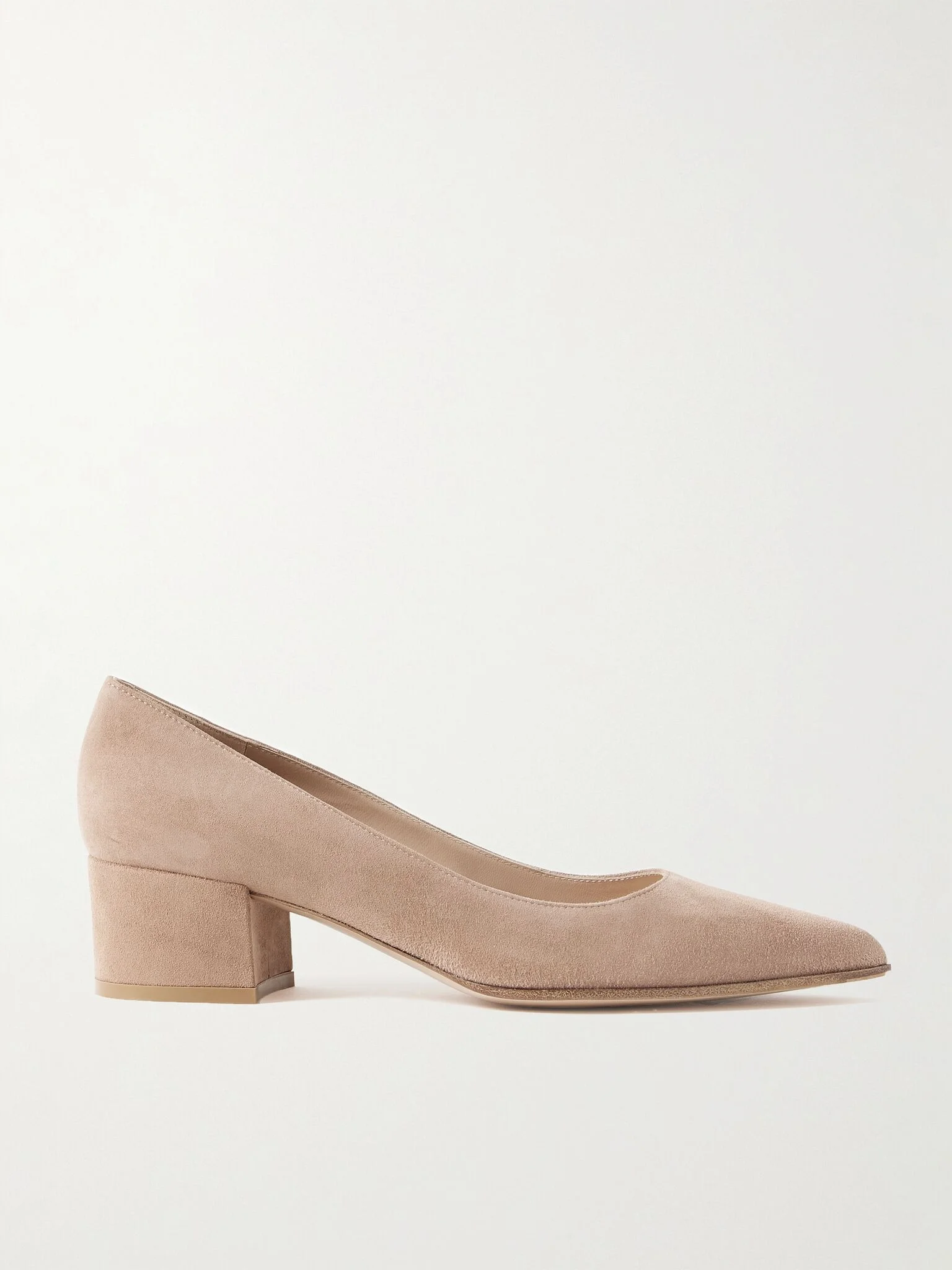 Piper 45 suede pumps Sand - 1