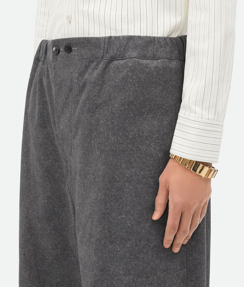 Printed Leather Flannel Pants 5