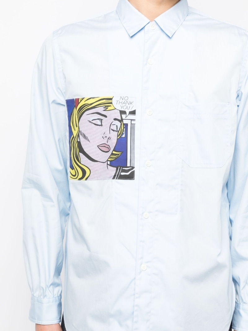 pop-art print shirt - 5