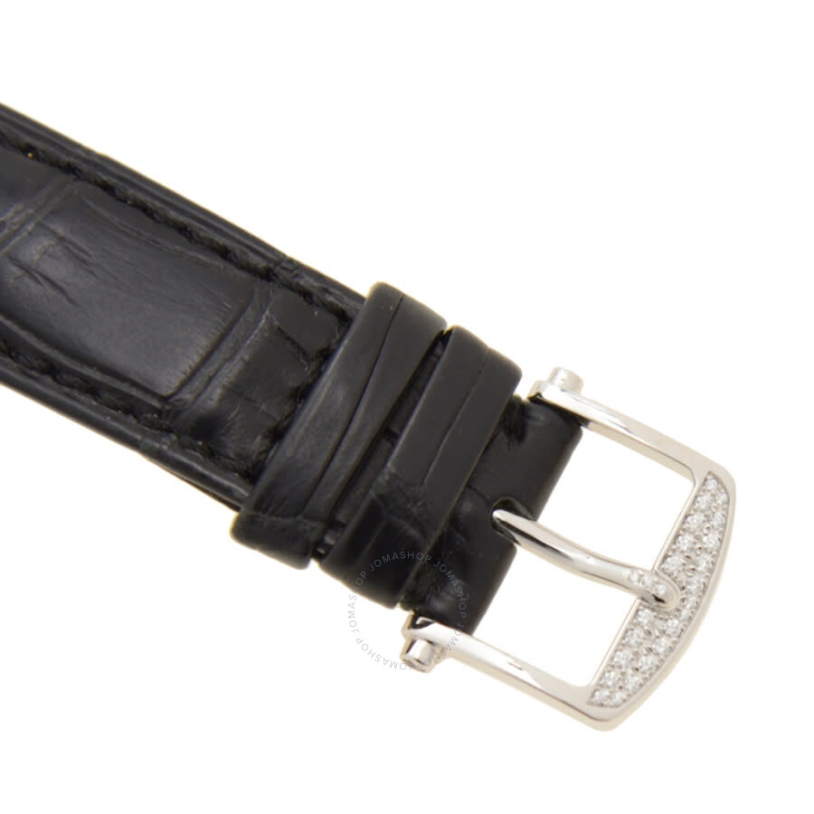 Breguet Tourbillon Mother of Pearl Dial 18kt White Gold Diamond Black Leather Ladies Watch 3358BB529 - 5