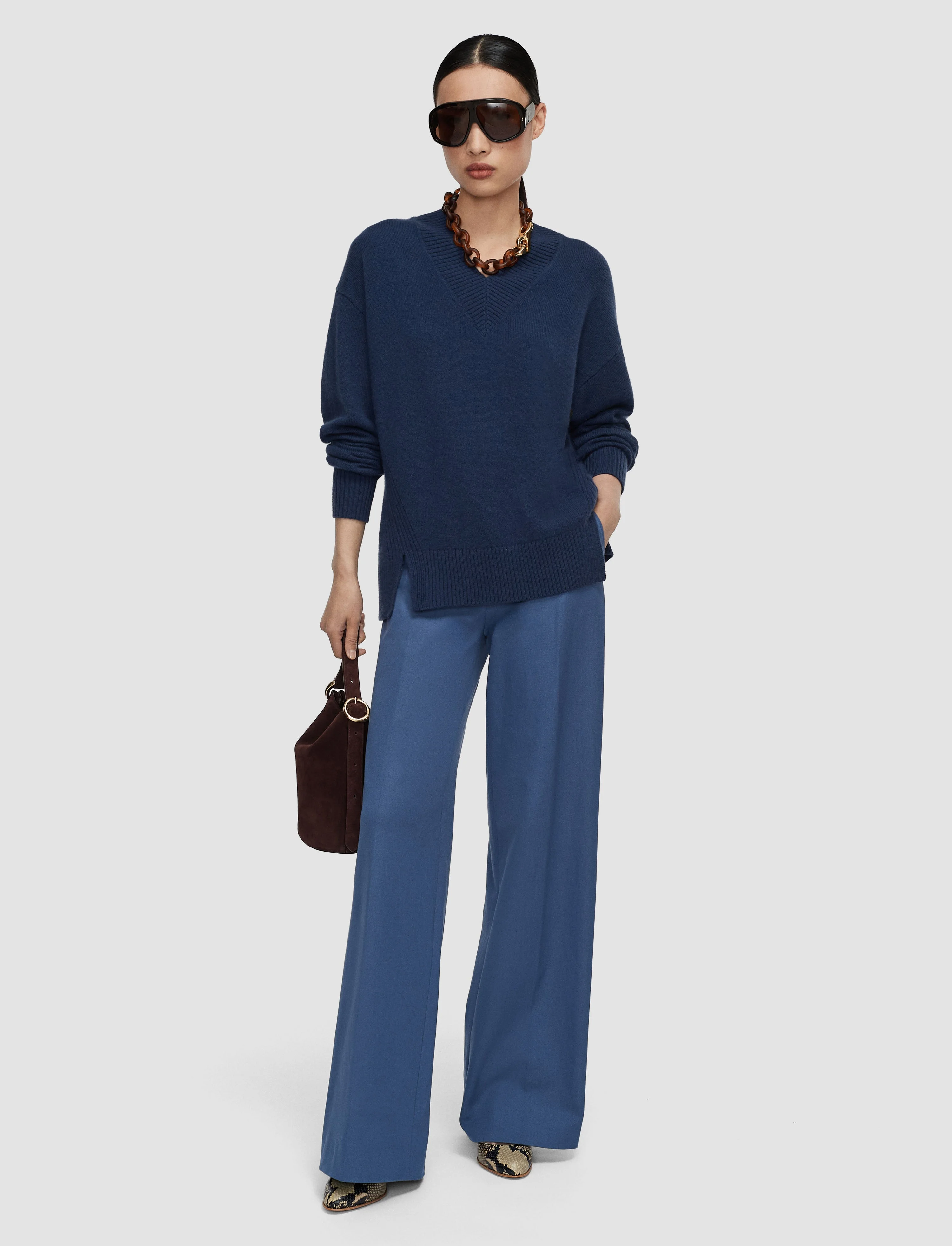 Zinnia Cloud Cashmere Jumper - 1