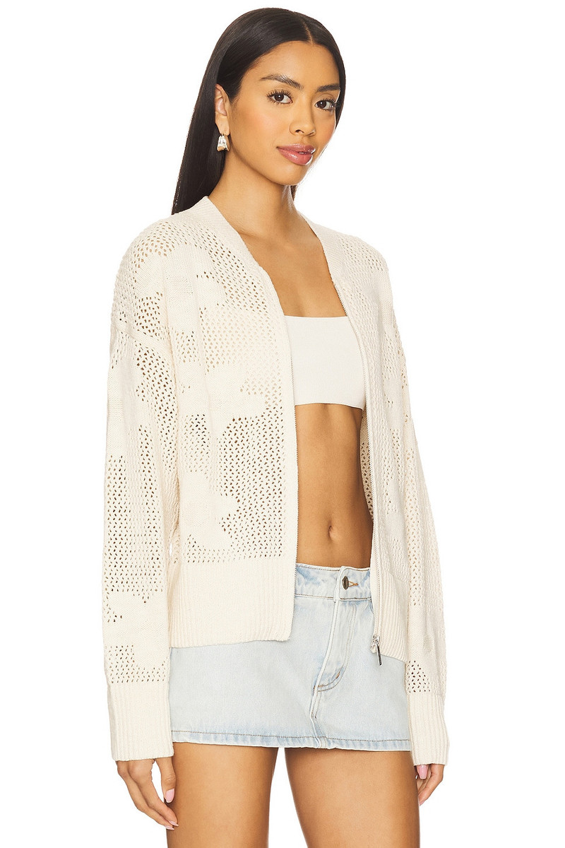 SANCTUARY Flower Pop Open Stitch Jacket outlook