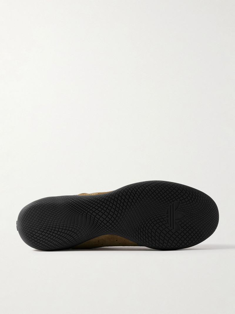 adidas Originals + Wales Bonner Kartintha Lo Pro Perforated Suede Sneakers Brown outlook