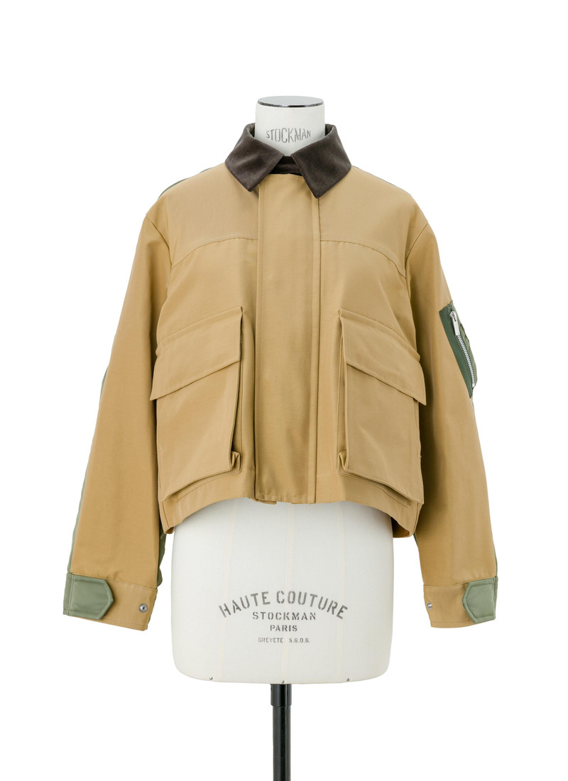 Grosgrain x Nylon Twill Blouson - 1