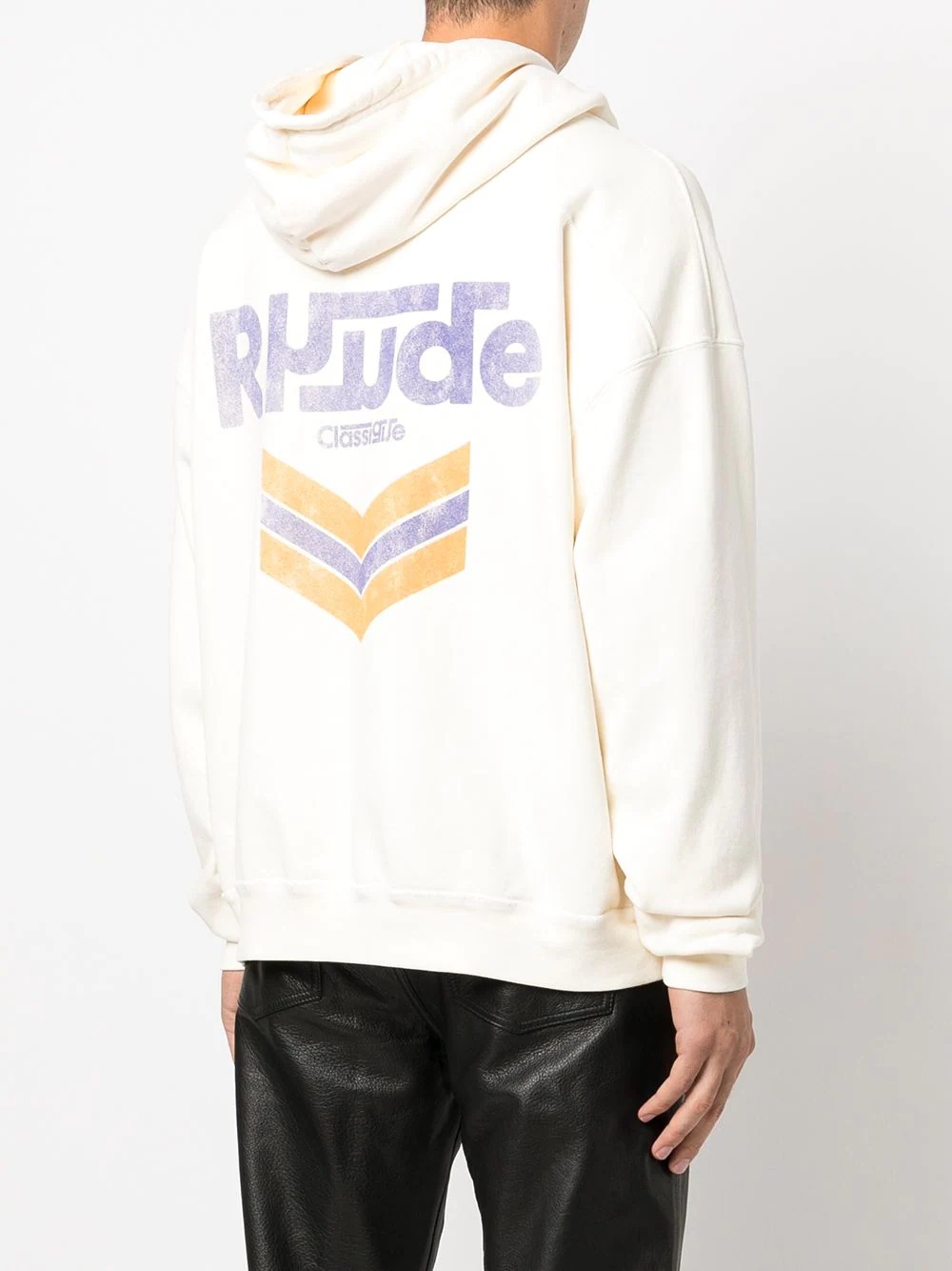 logo-print hoodie - 4