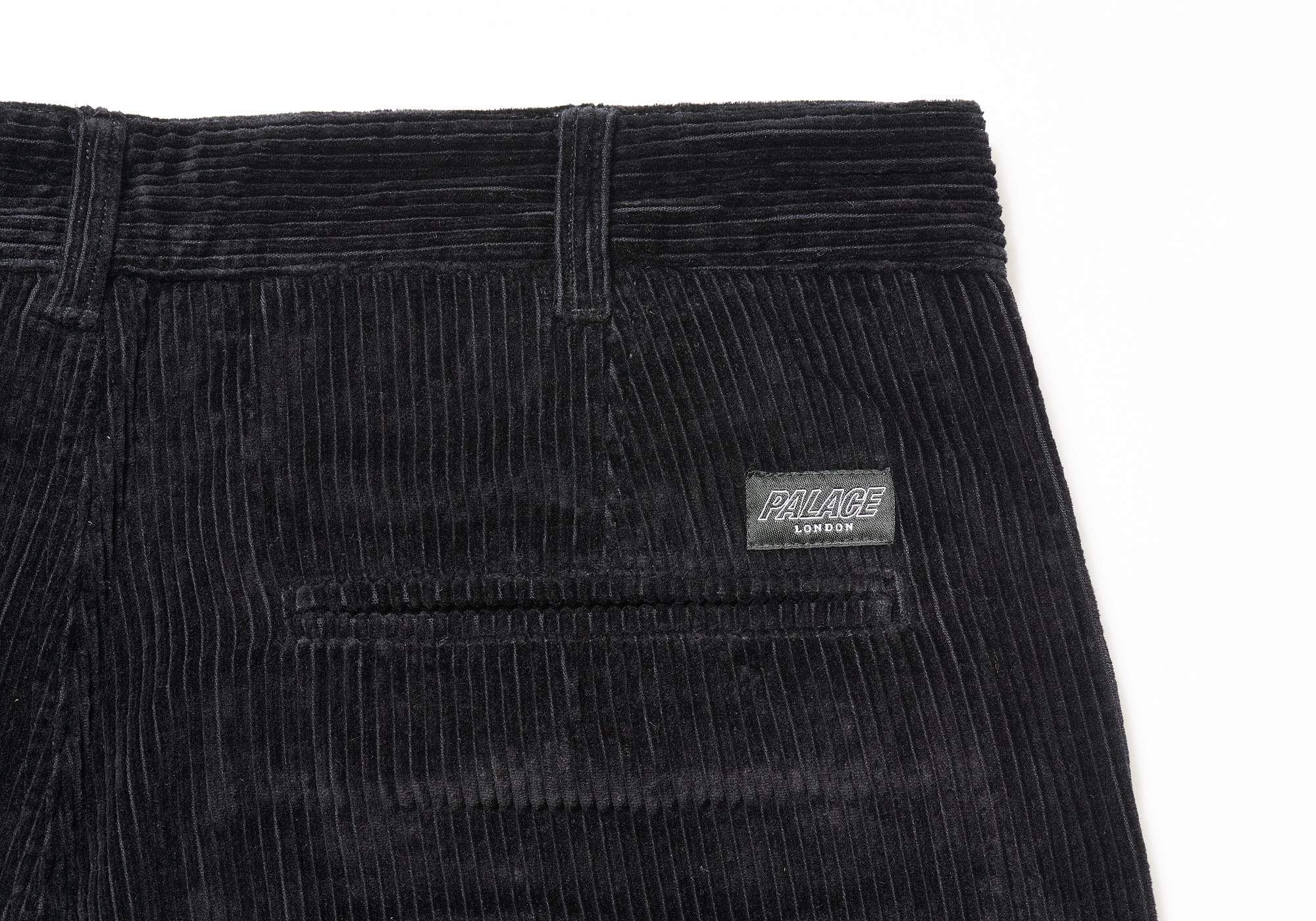 CORD PLAIN PANT BLACK - 4