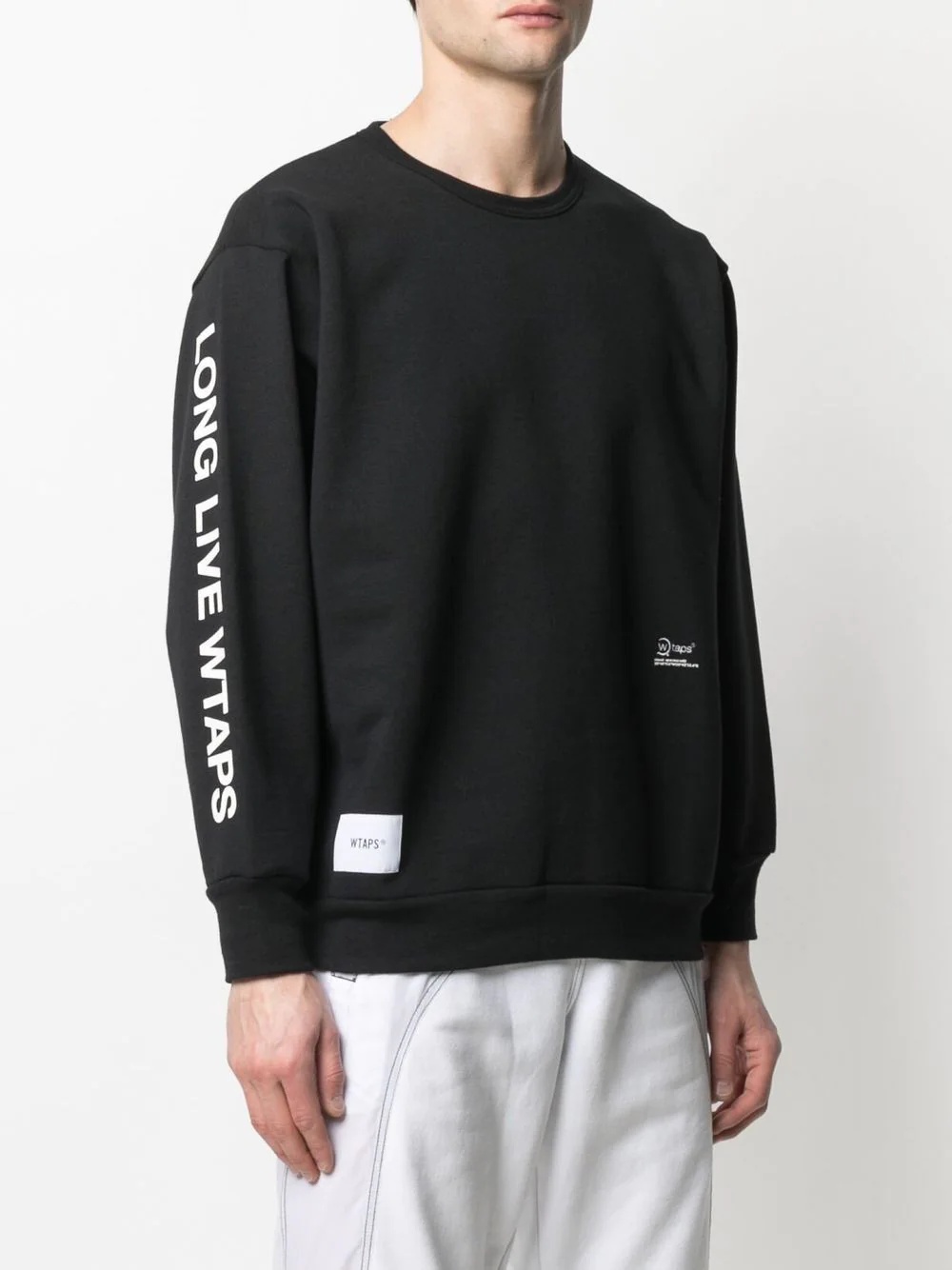 logo patch sweatshirt - 4