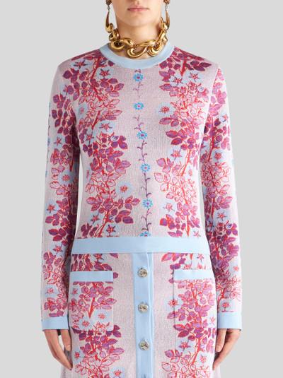 Etro FLORAL JACQUARD SWEATER outlook