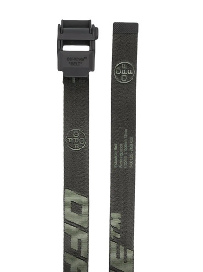 Off-White logo-tape buckle-fastening belt outlook