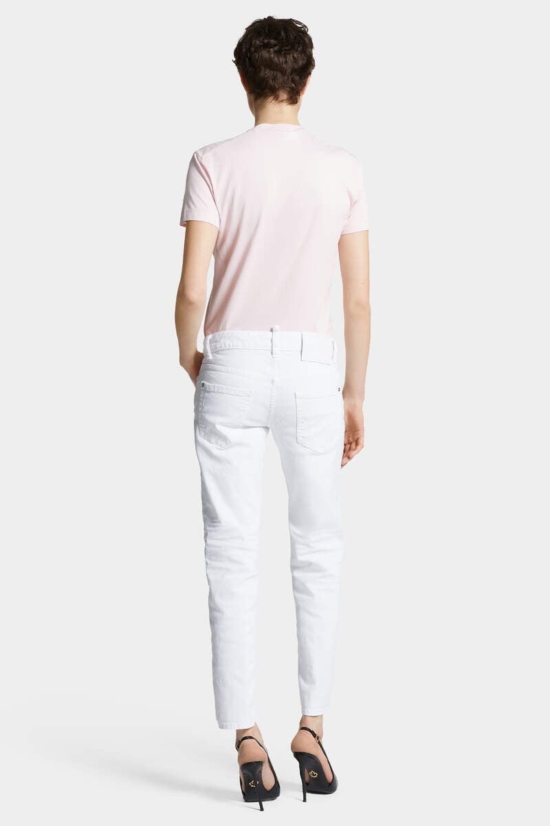 WHITE DYED JENNA JEANS - 4