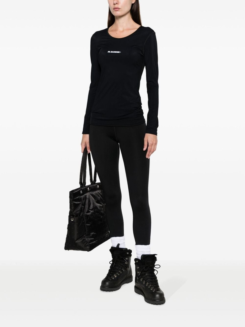 Jil Sander logo-print jersey T-shirt outlook