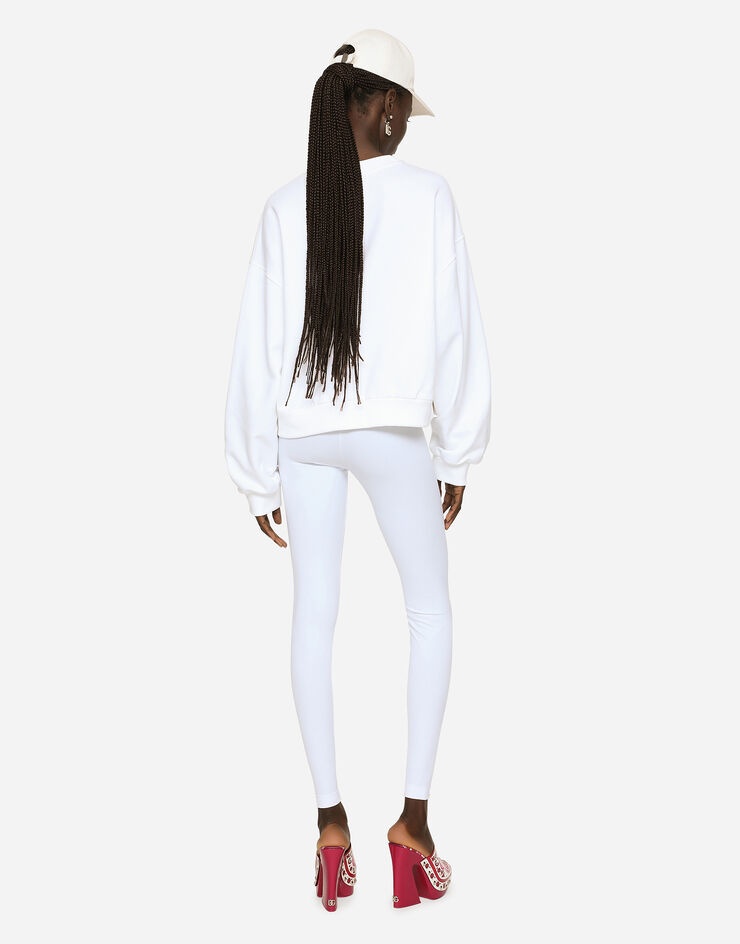 Jersey sweatshirt with DG patch - 3