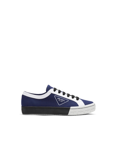 Prada Cassetta Wheel Gabardine Fabric Sneakers outlook