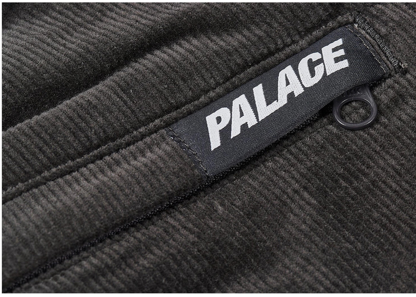 Palace Corduroy Belter Trouser Washed Black - 3