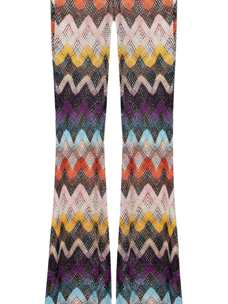 Missoni chevron-pattern trousers outlook