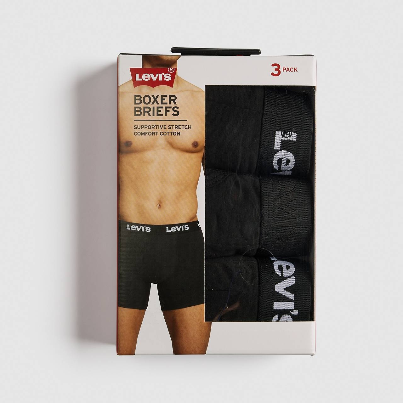 SOLID BASIC BOXER BRIEFS - 3
