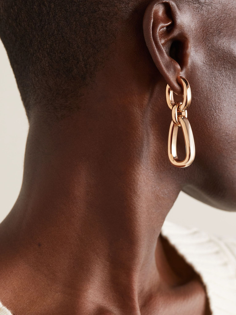 Pomellato Iconica 18-karat rose gold earrings Gold outlook