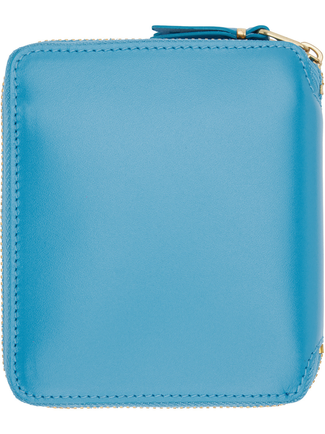 Blue Classic Leather Line Wallet - 2