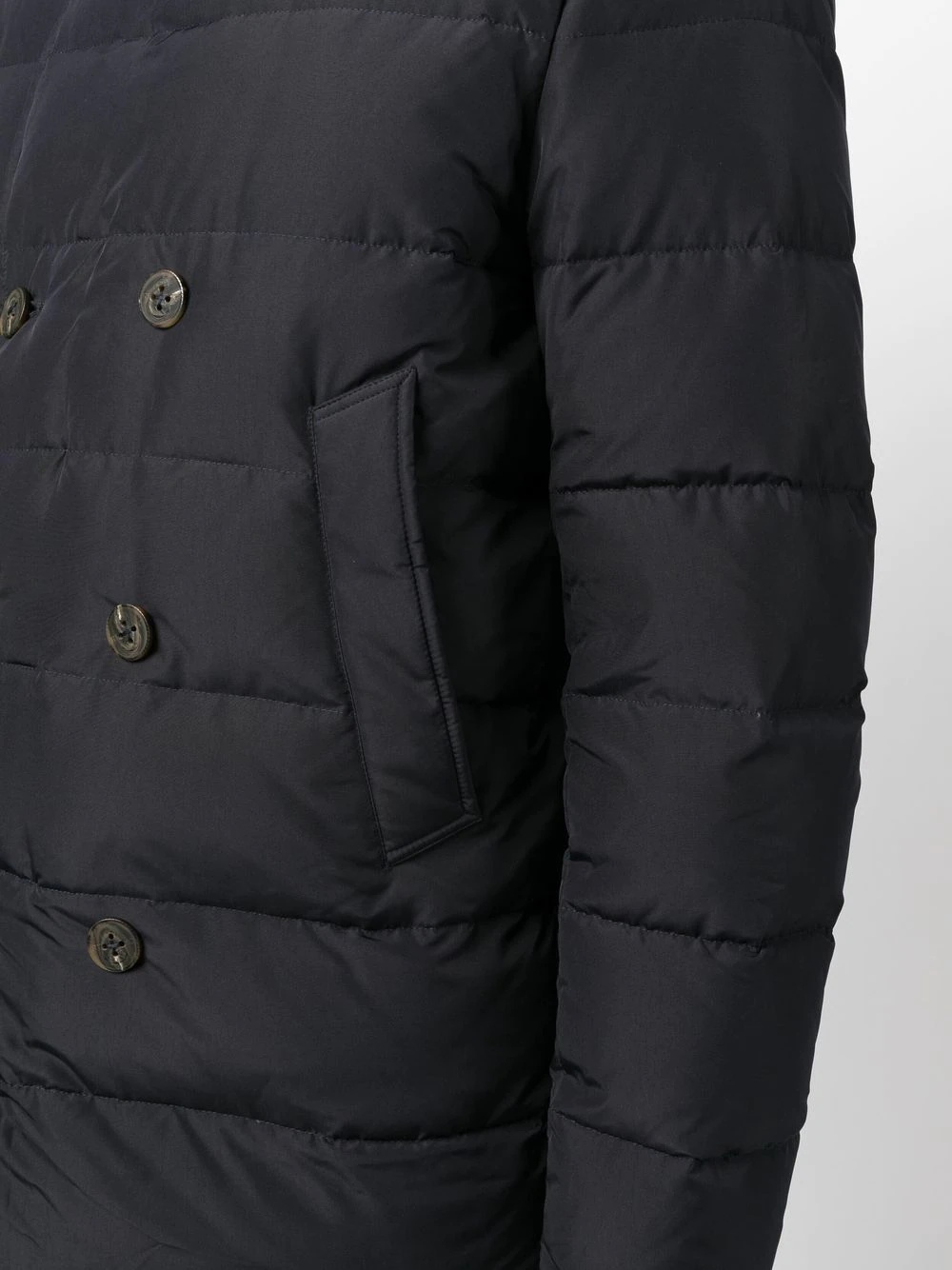 padded hooded down jacket - 5