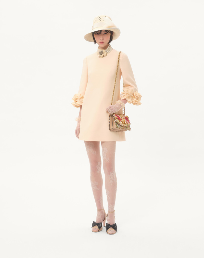 Valentino CREPE COUTURE SHORT DRESS outlook