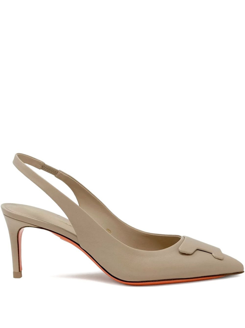 65mm slingback leather pumps 1
