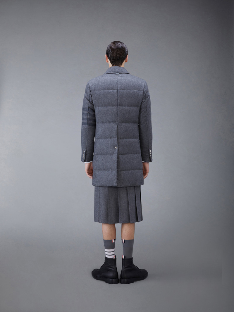 Thom Browne 4-Bar padded coat outlook