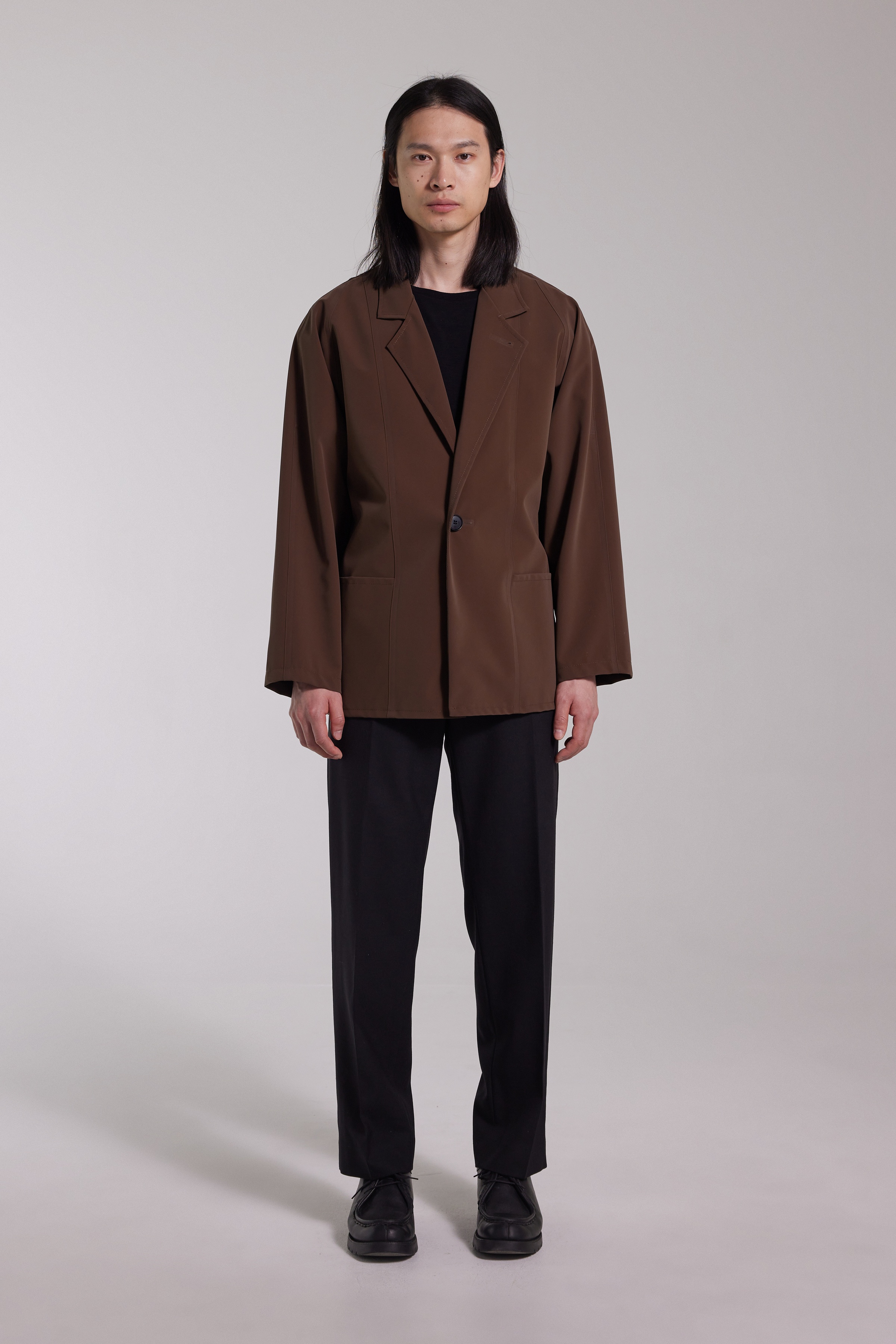 Moberg Matte Blazer Dark Brown - 6