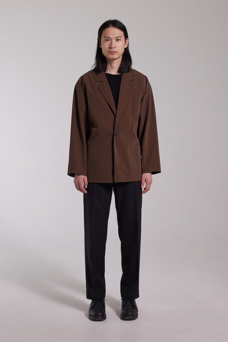 Moberg Matte Blazer Dark Brown 6