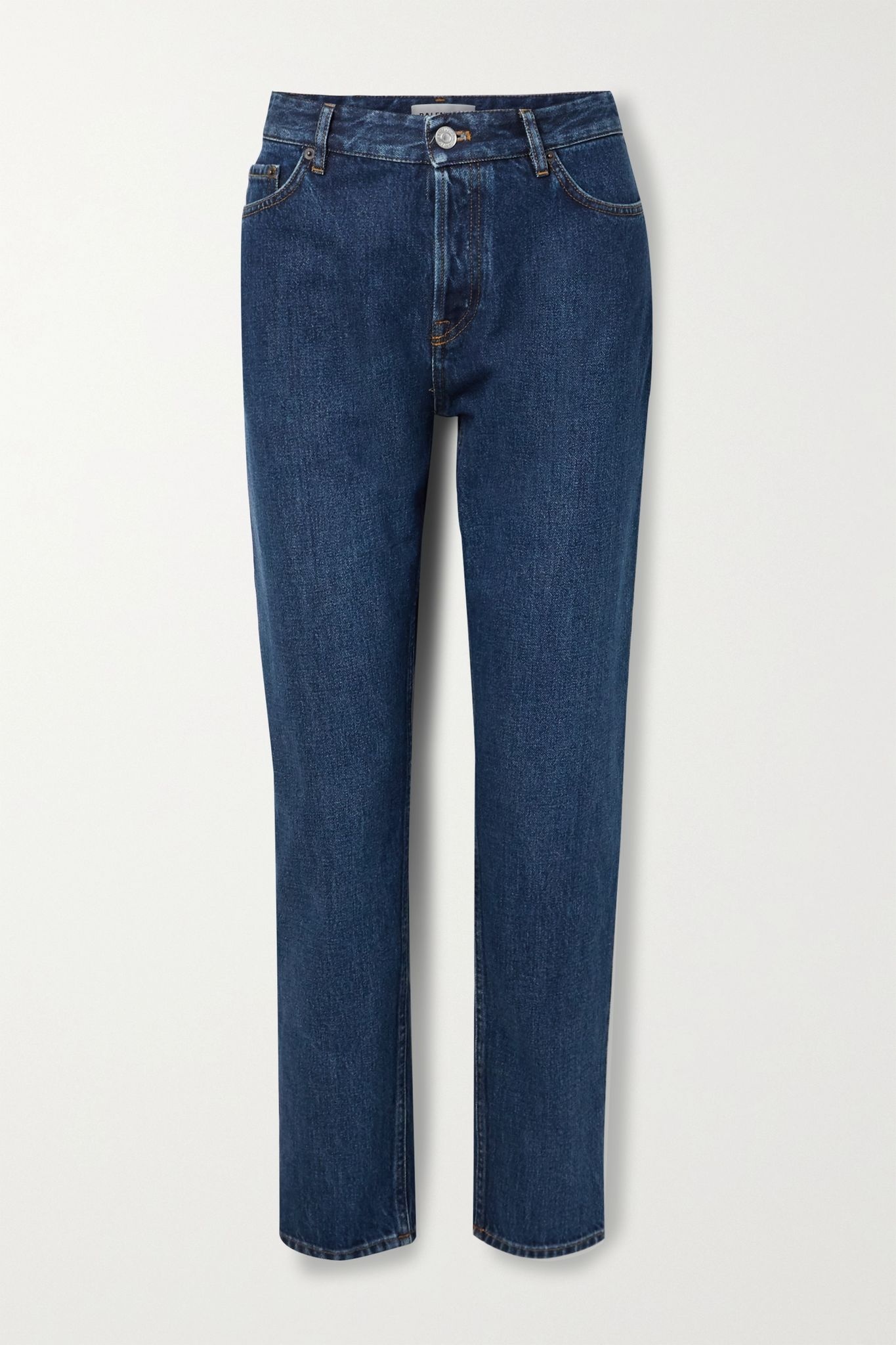 High-rise straight-leg jeans  - 1