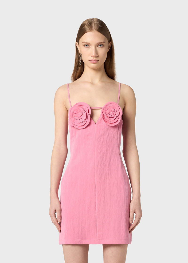 MINI DRESS WITH ROSE DETAILS 3