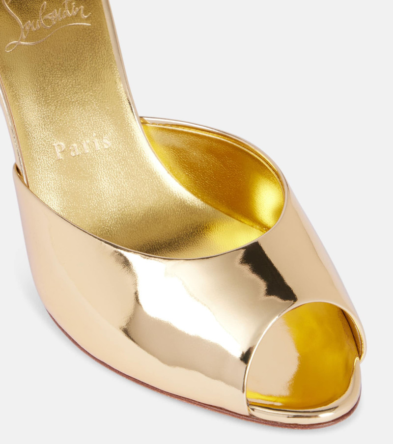 Me Dolly mirrored leather mules 5