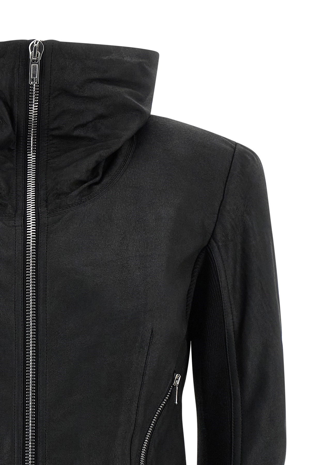 Rick Owens Women 'Zipped Naska Biker' Jacket - 3