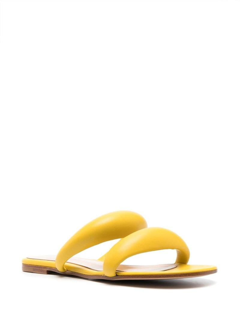 Gianvito Rossi double-strap leather sandals outlook