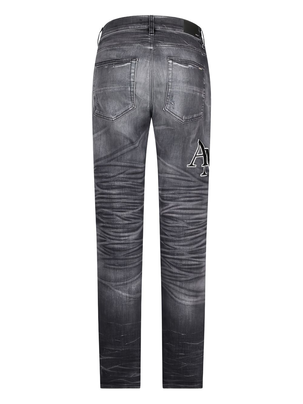embroidered skinny jeans - 2