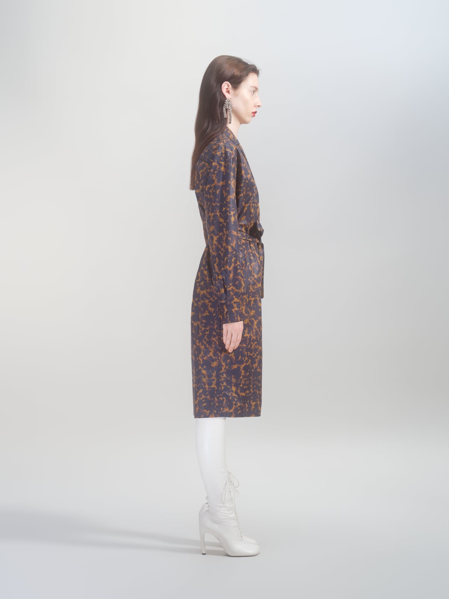 PRINTED SHIRT DRESS - 3