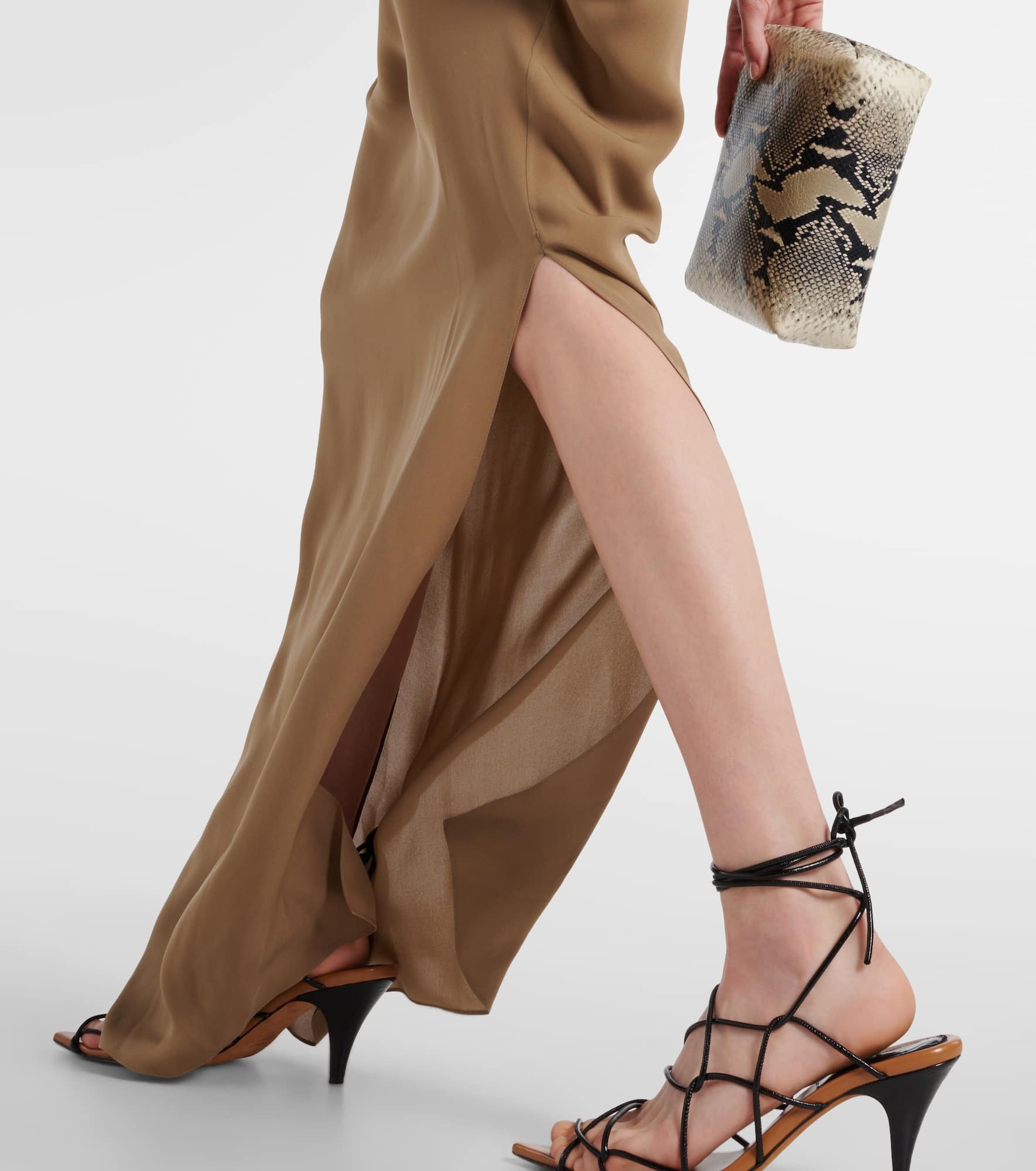 Dandora draped silk gown - 5