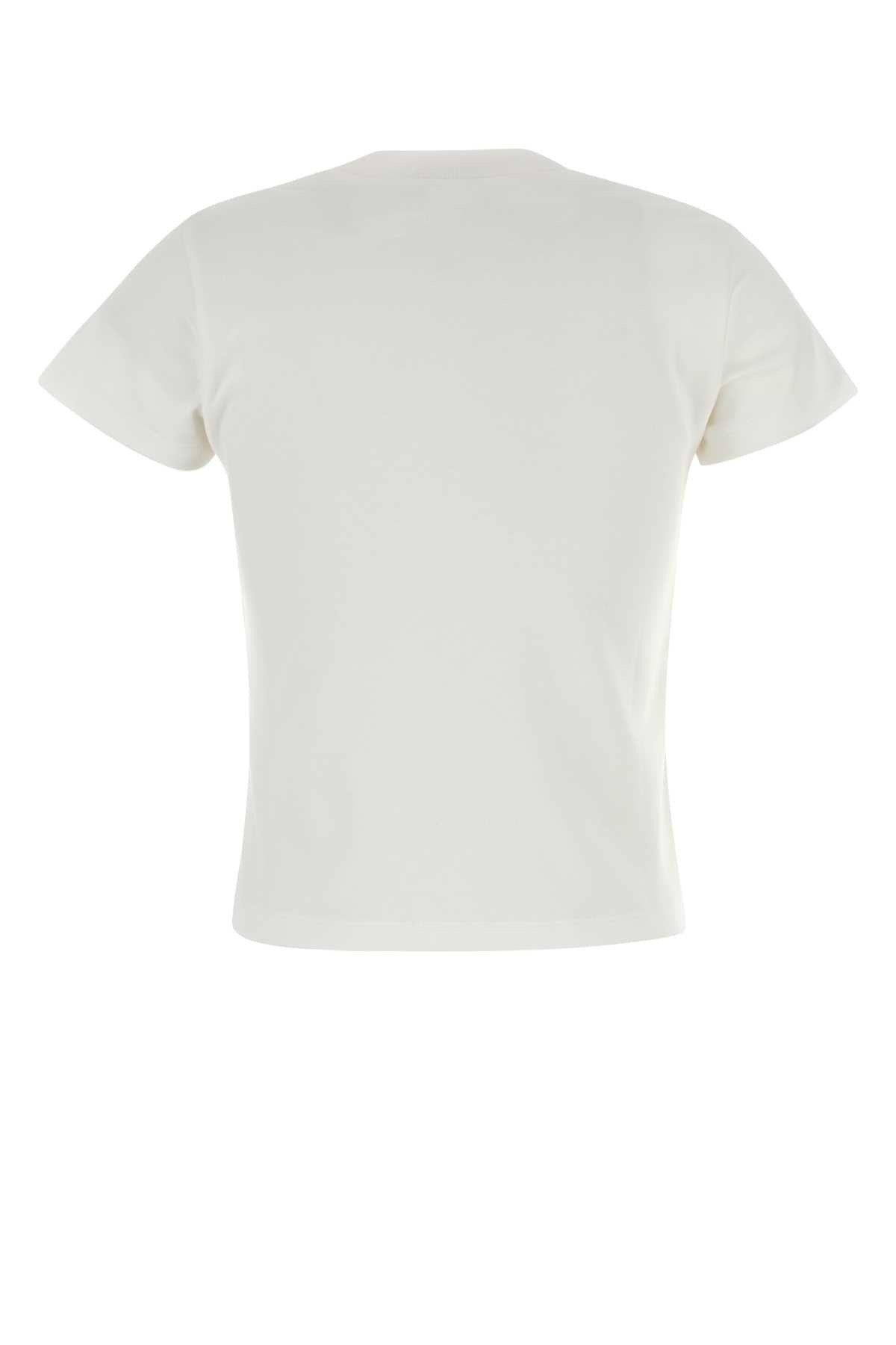 Alexander Mcqueen Women White Cotton T-Shirt - 2