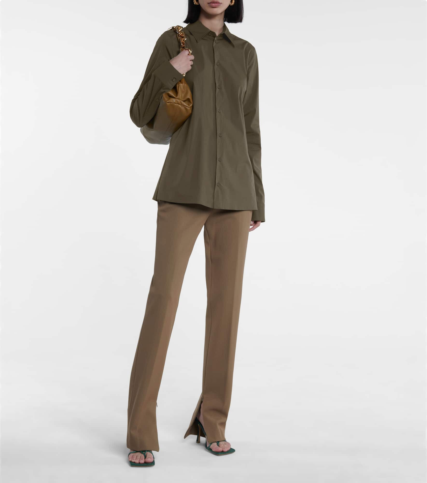 Stretch-cotton poplin shirt - 2