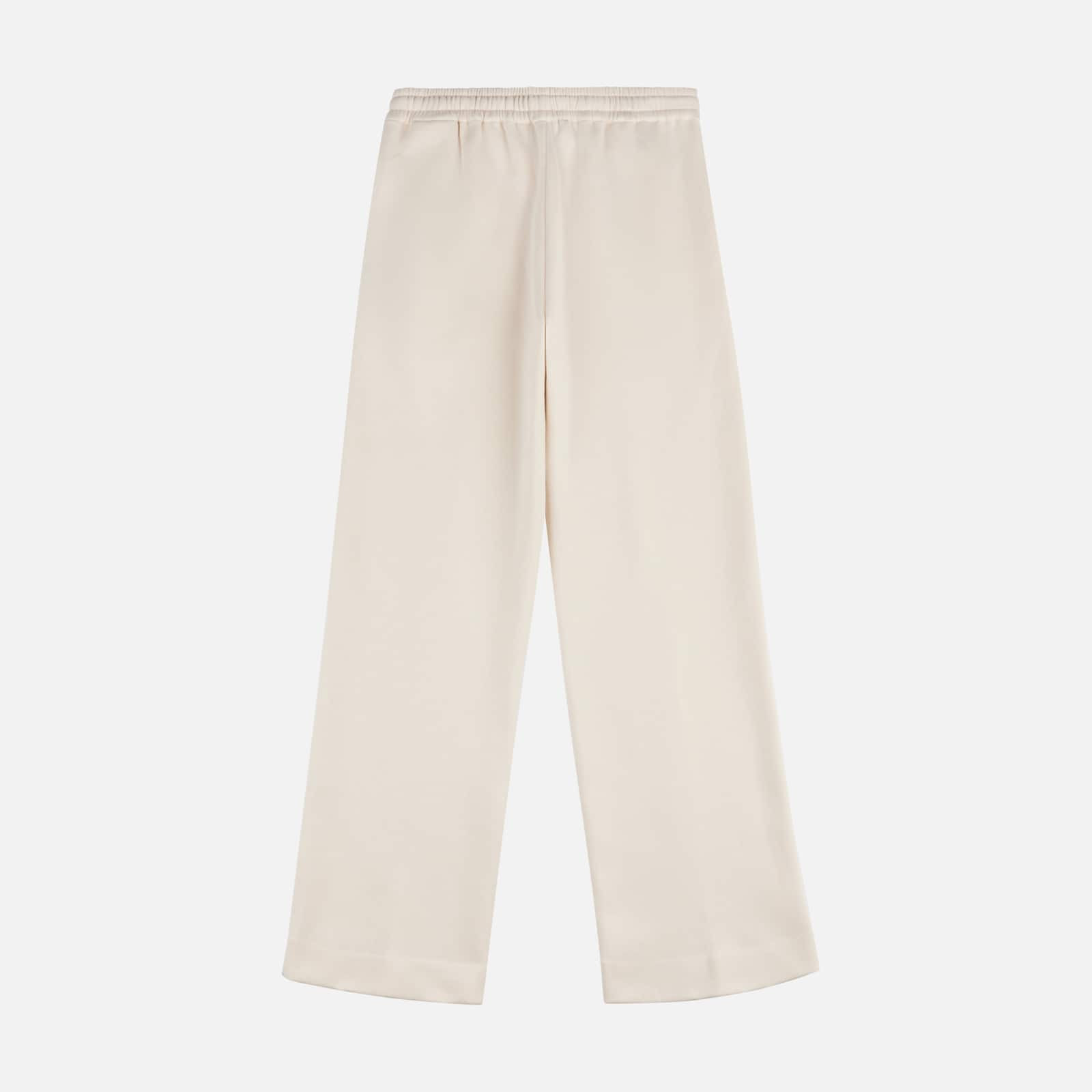 Pants in cotton and cashmere fleece - 2