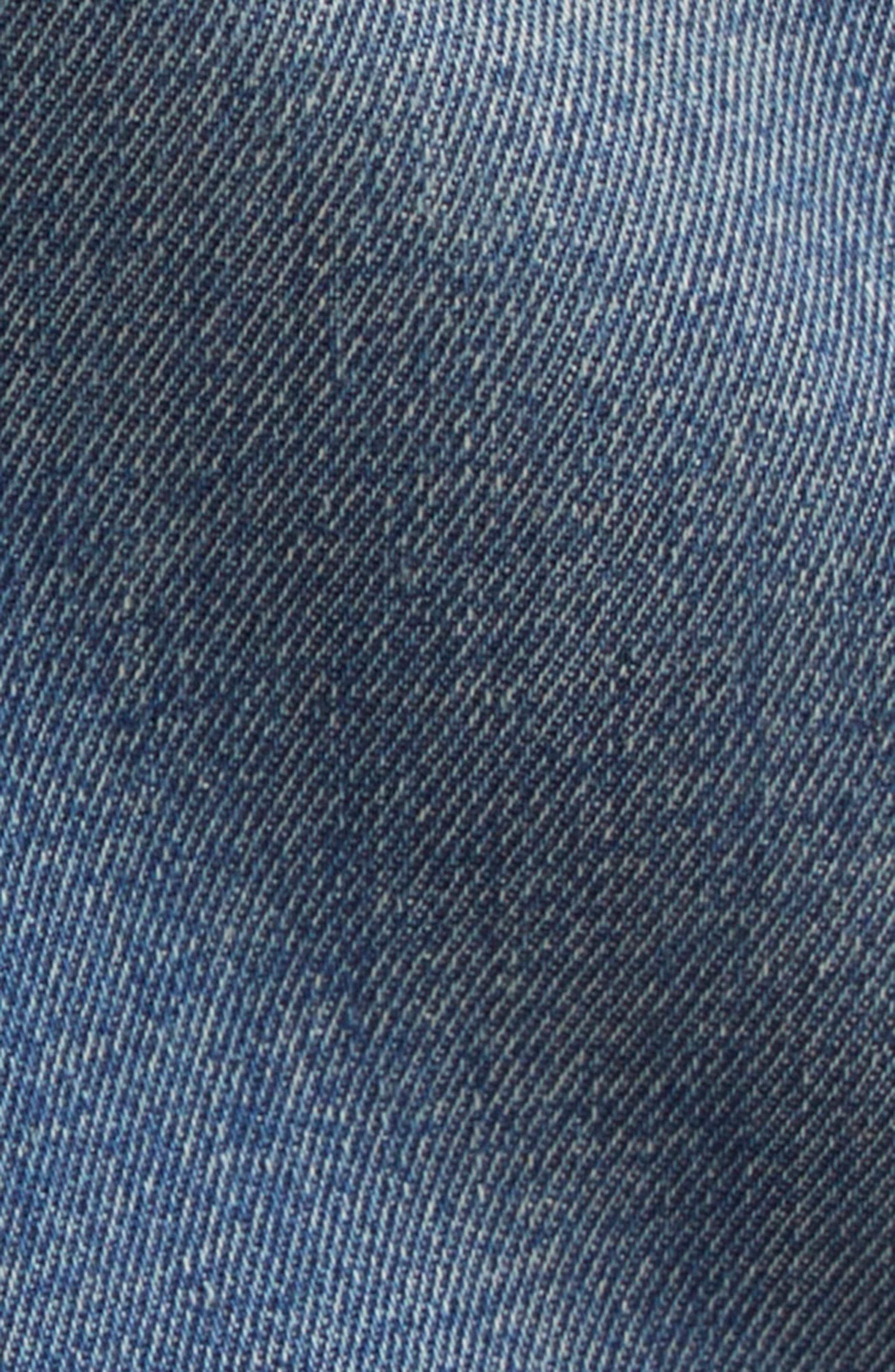 MM6 Maison Margiela Wide Leg Jeans in Medium Blue at Nordstrom - 7